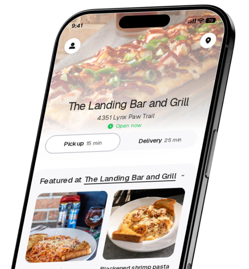 The Landing Bar and Grill app preview