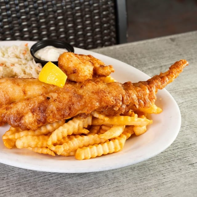 Beer battered fish fry.